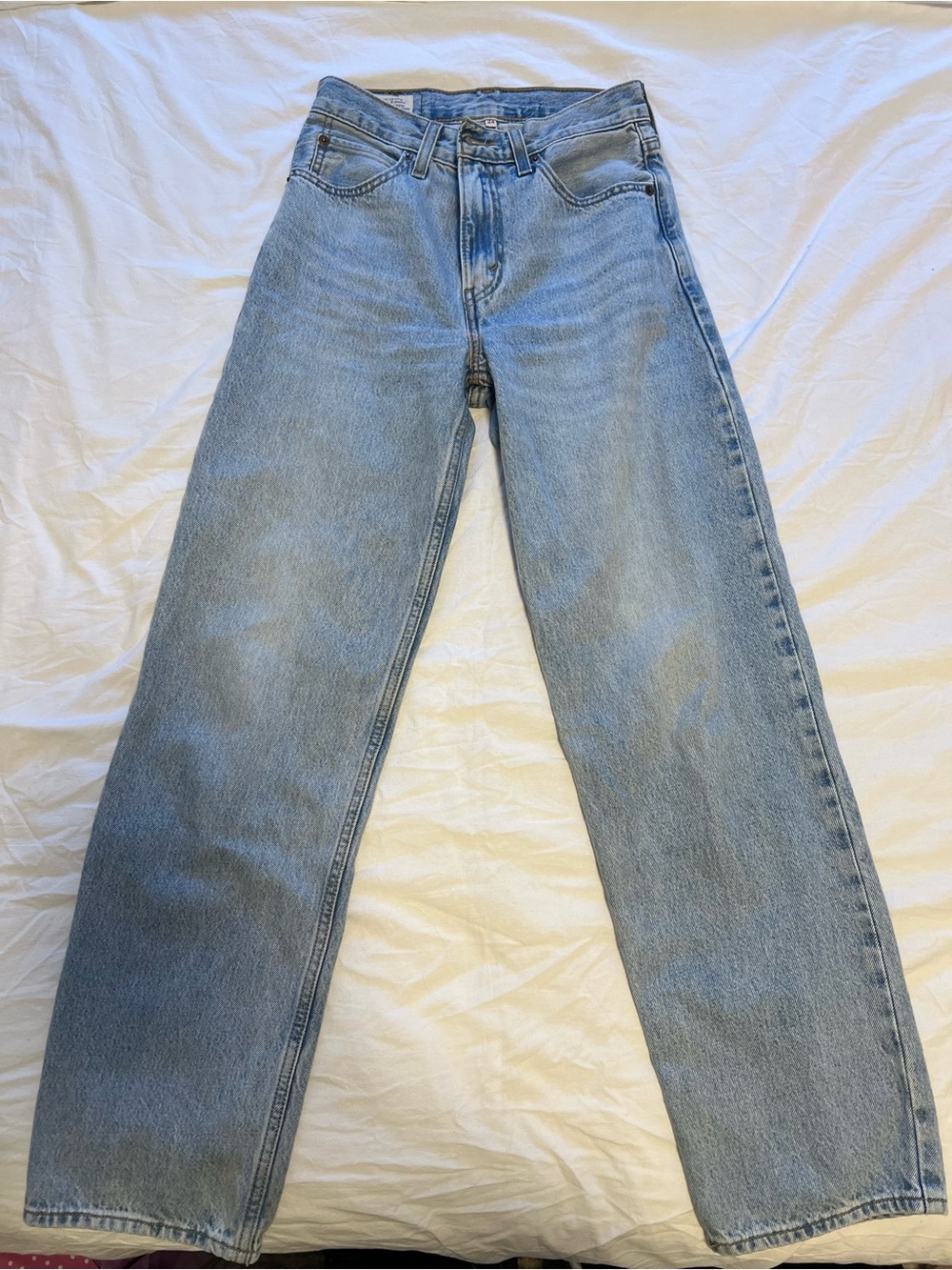 Levi's Light Blue Relaxed Wide-Leg Jeans